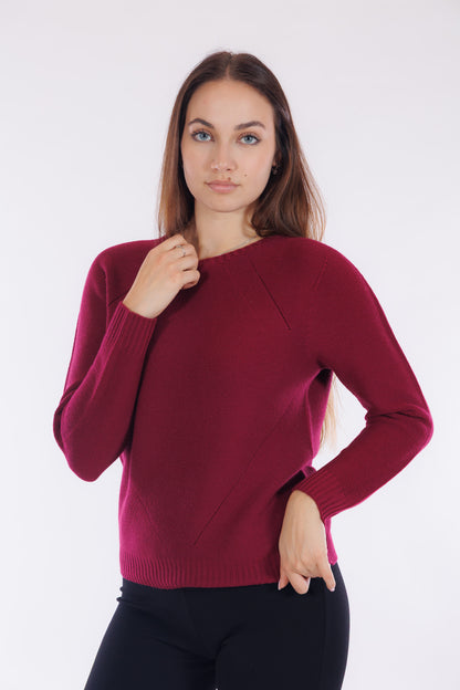 Maglia pura lana punzonata