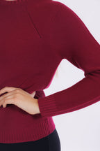 Maglia pura lana punzonata