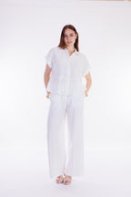 Camicia balza ricami