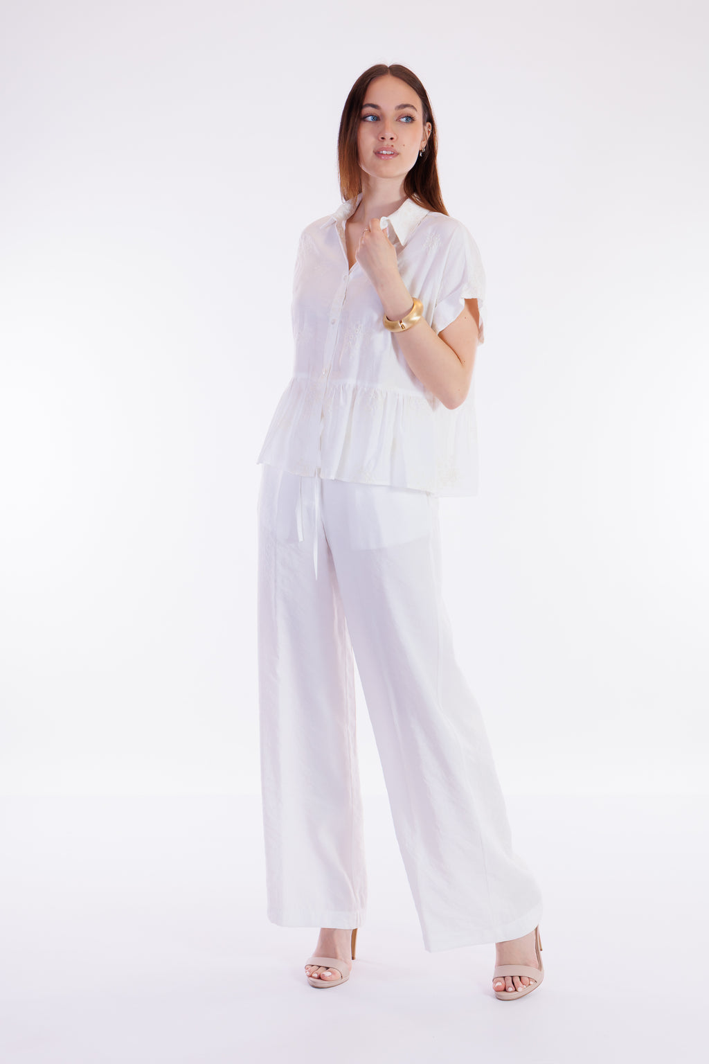 Camicia balza ricami