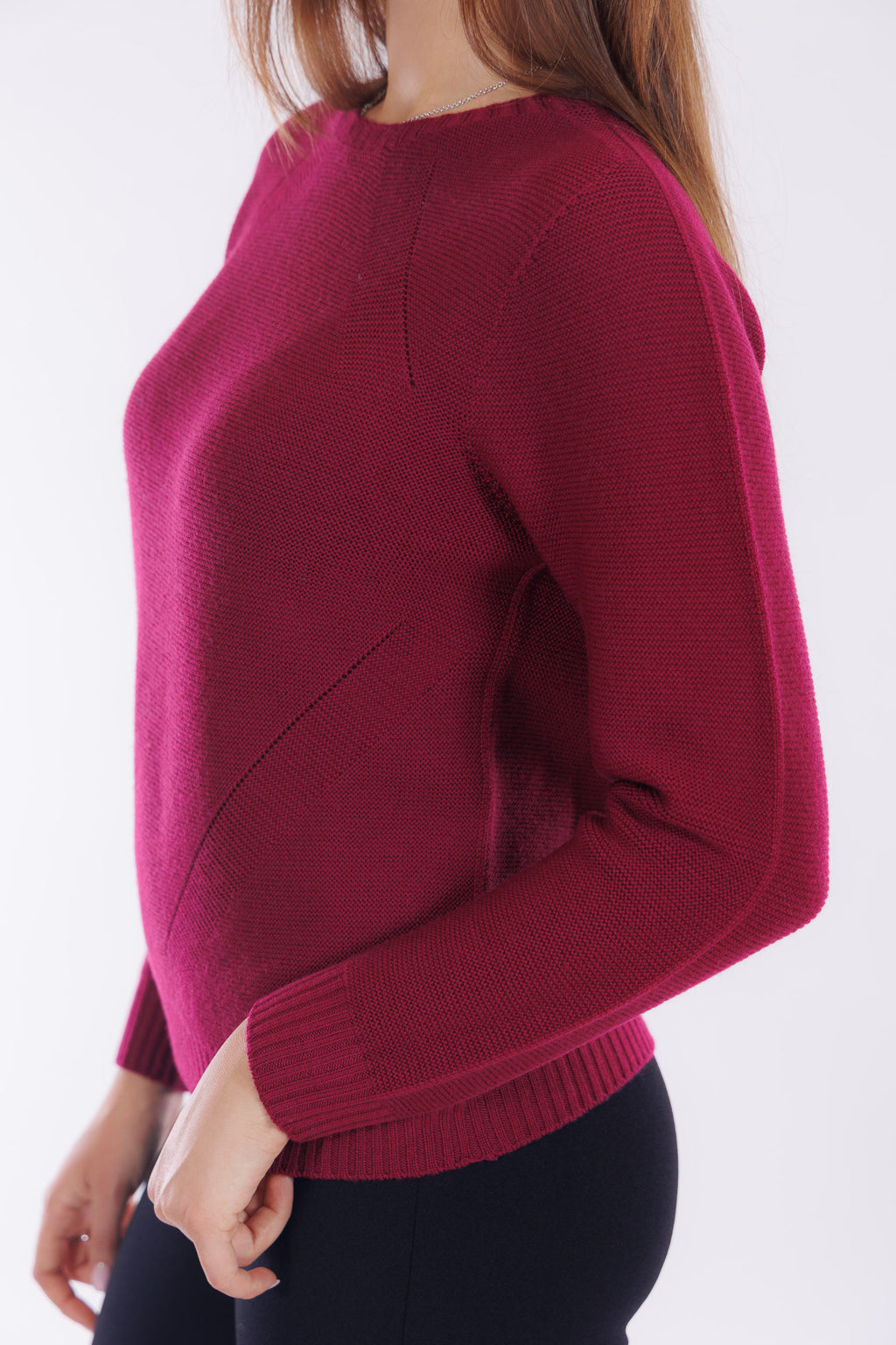 Maglia pura lana punzonata