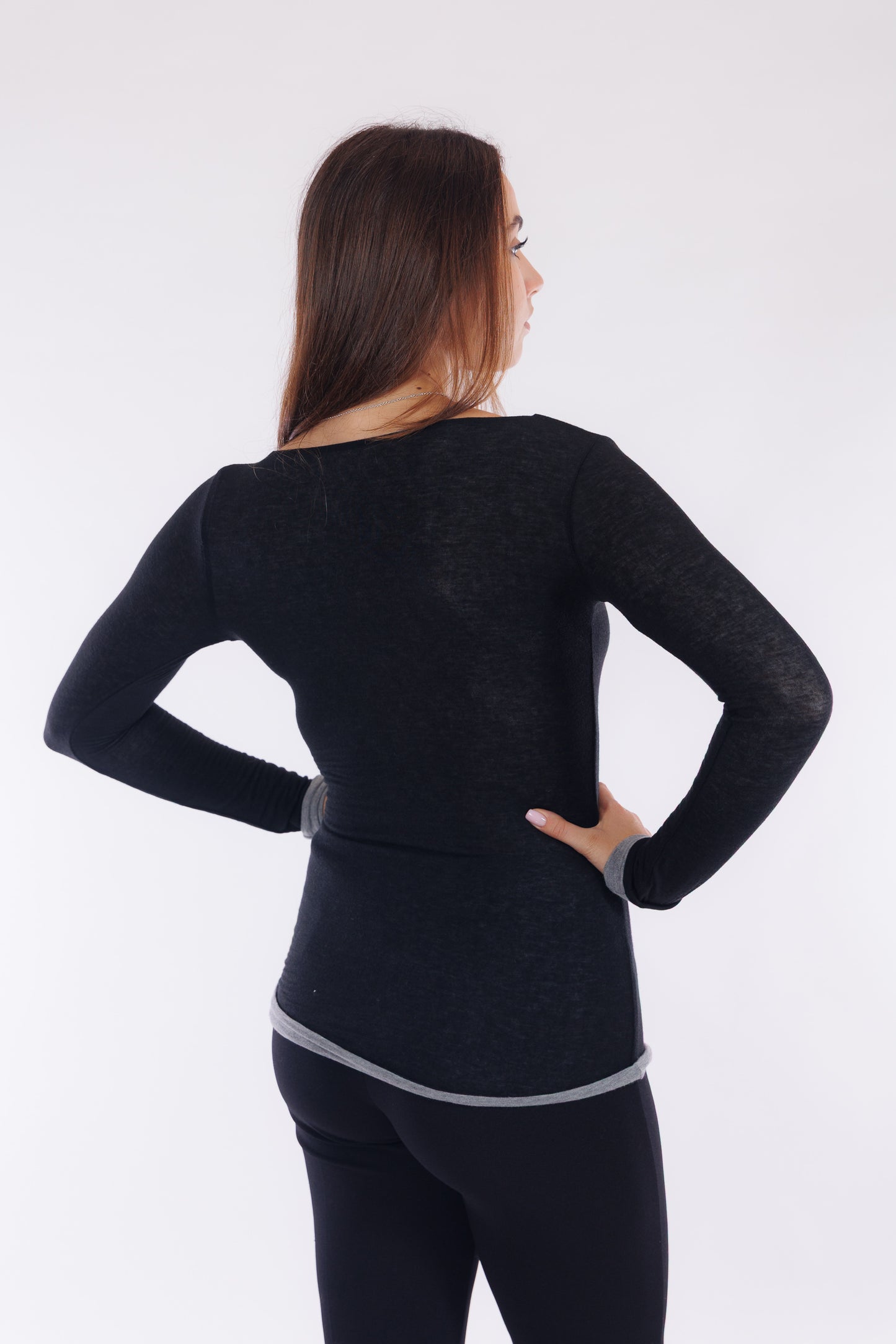 Maglia double m. cashmere