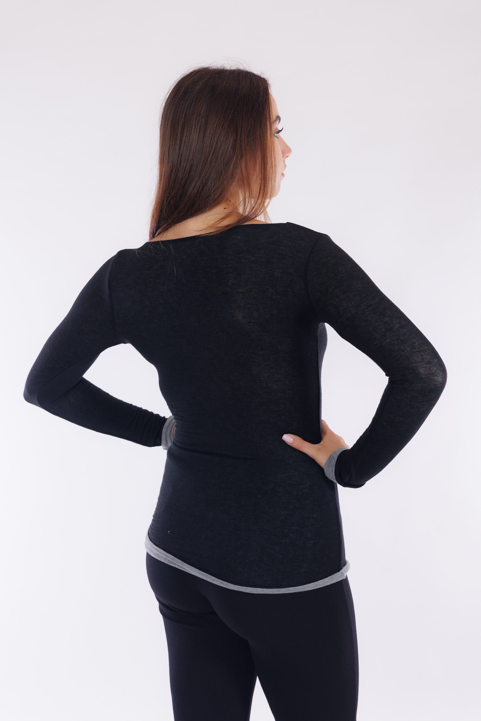 Maglia double m. cashmere