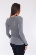 Maglia double m. cashmere