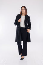 Cappotto spinato vellutato