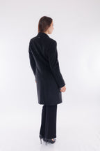 Cappotto spinato vellutato