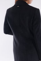 Cappotto spinato vellutato