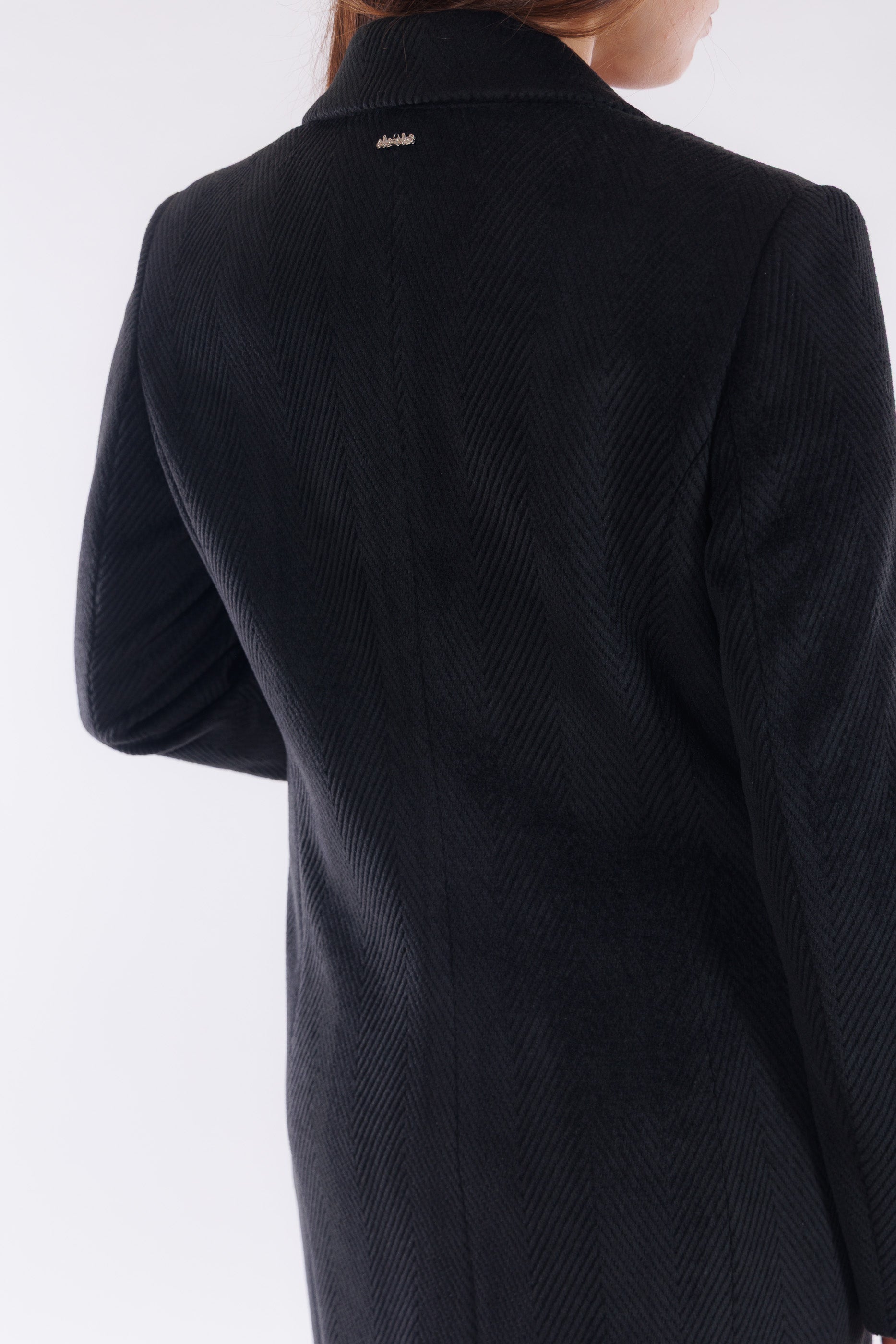 Cappotto spinato vellutato