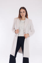 Cappotto spinato vellutato