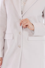 Cappotto spinato vellutato