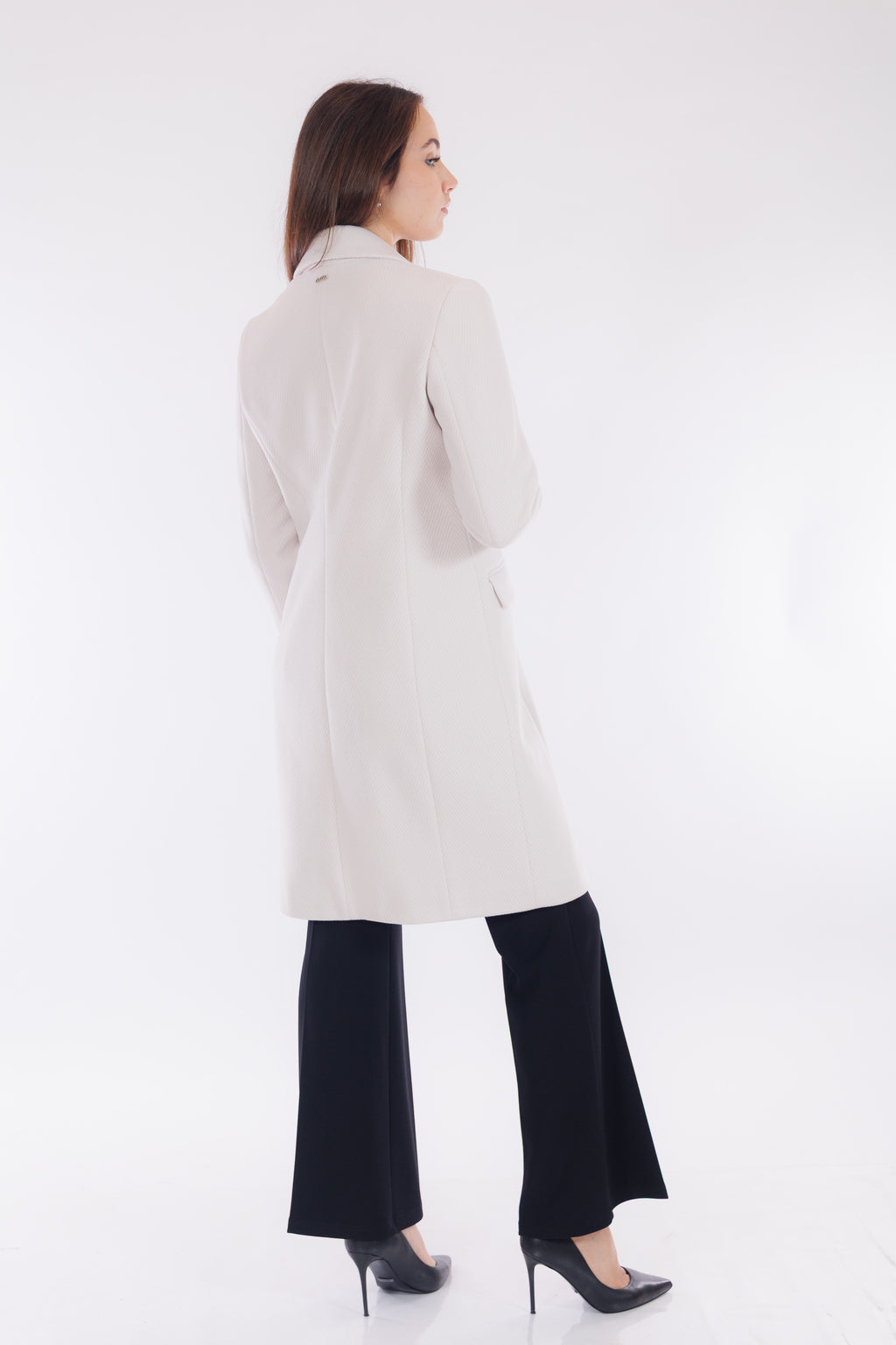 Cappotto spinato vellutato