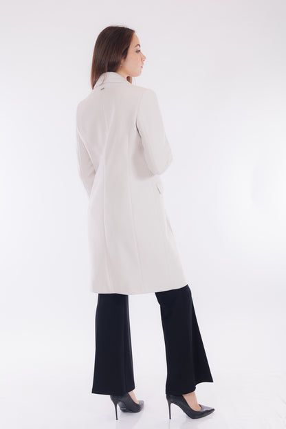 Cappotto spinato vellutato