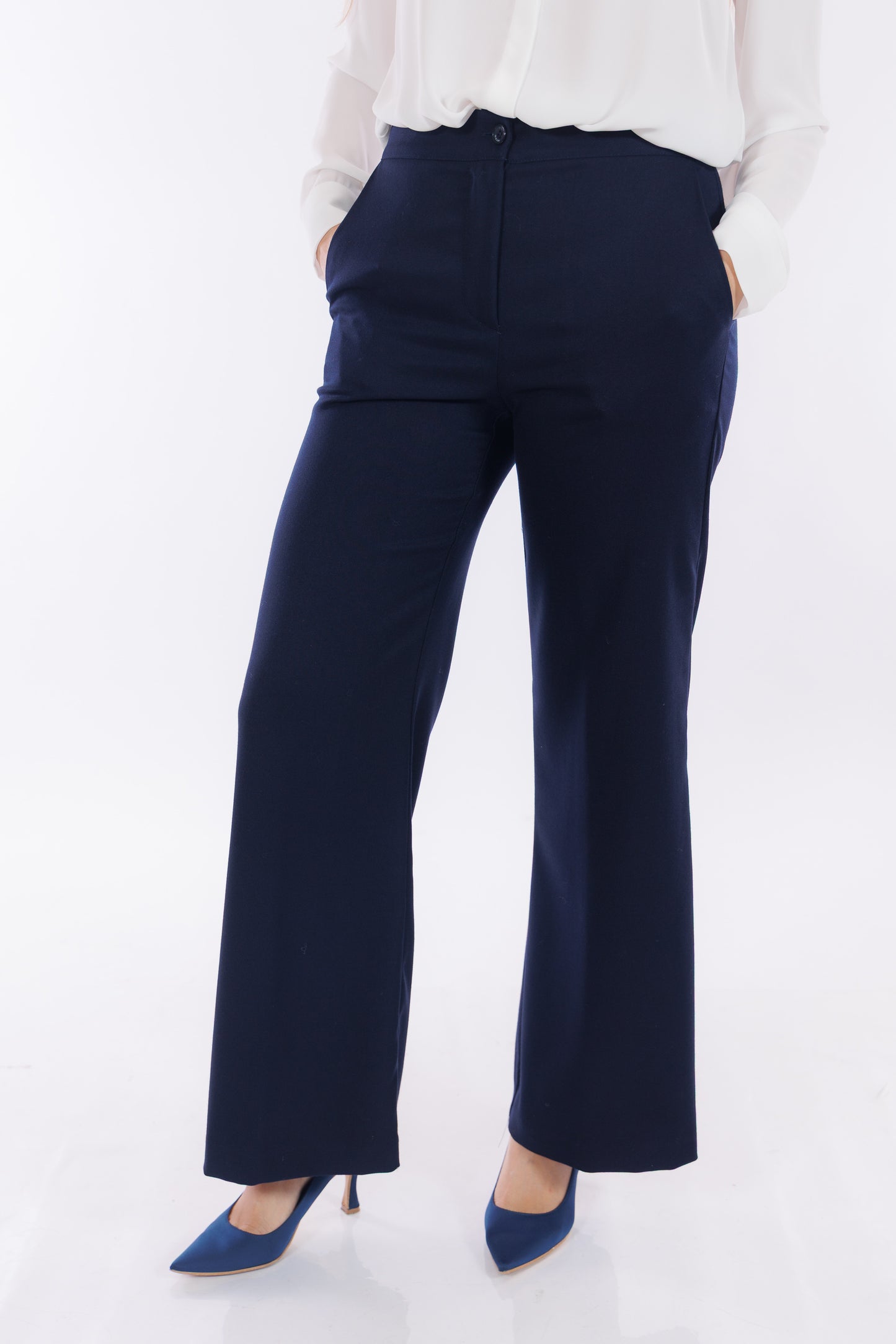 Pantalone palazzo diagonale