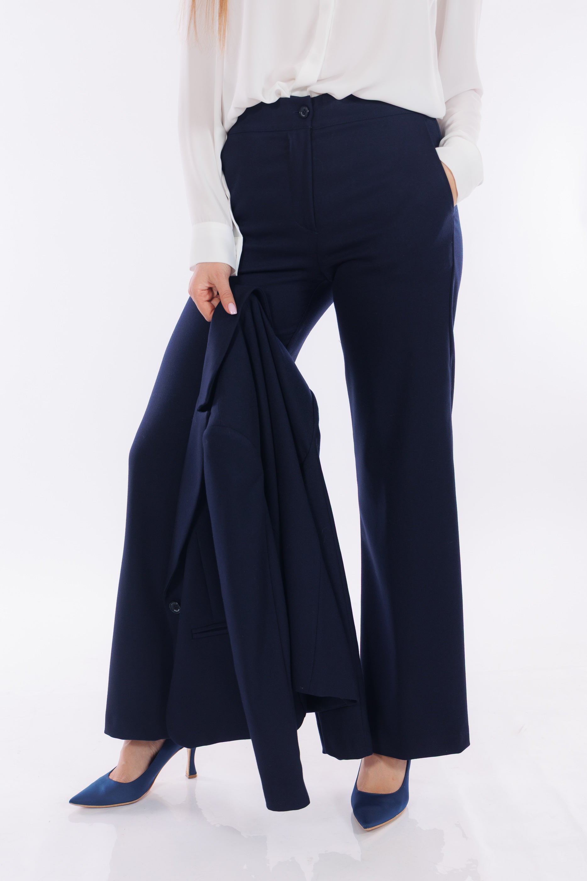 Pantalone palazzo diagonale