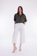 Camicia blusante m.lino