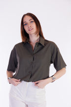 Camicia blusante m.lino