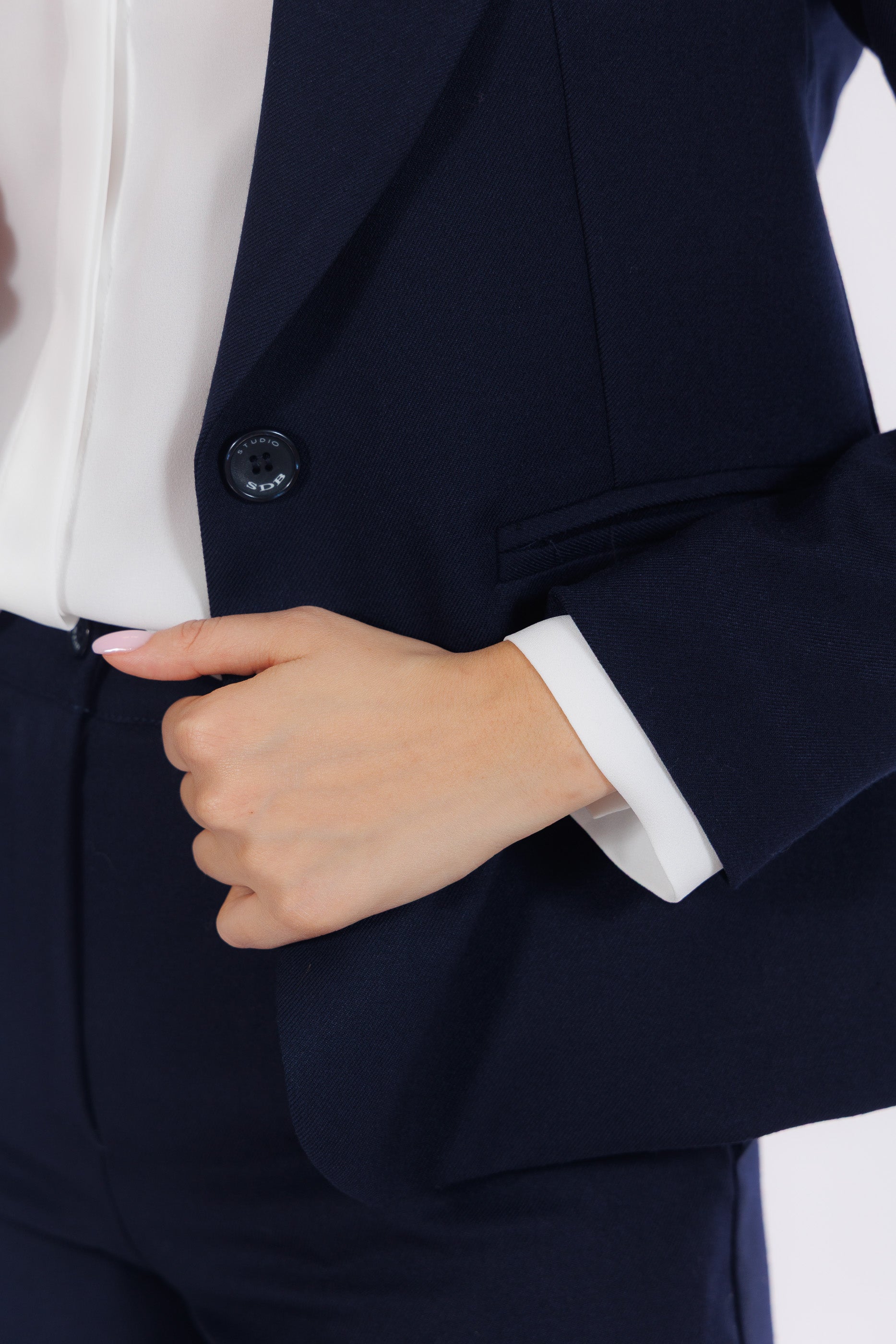 Giacca corta diagonale