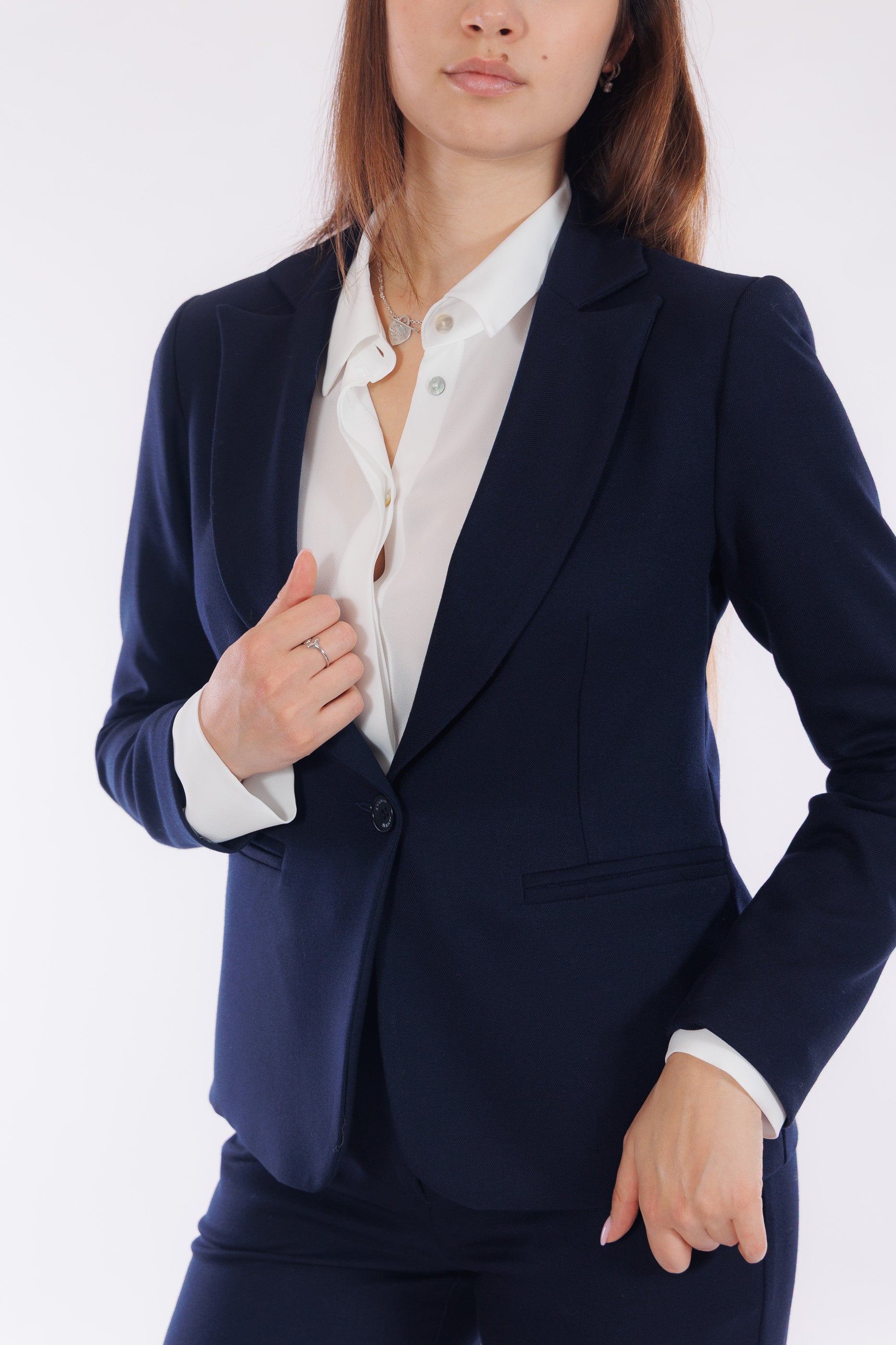 Giacca corta diagonale