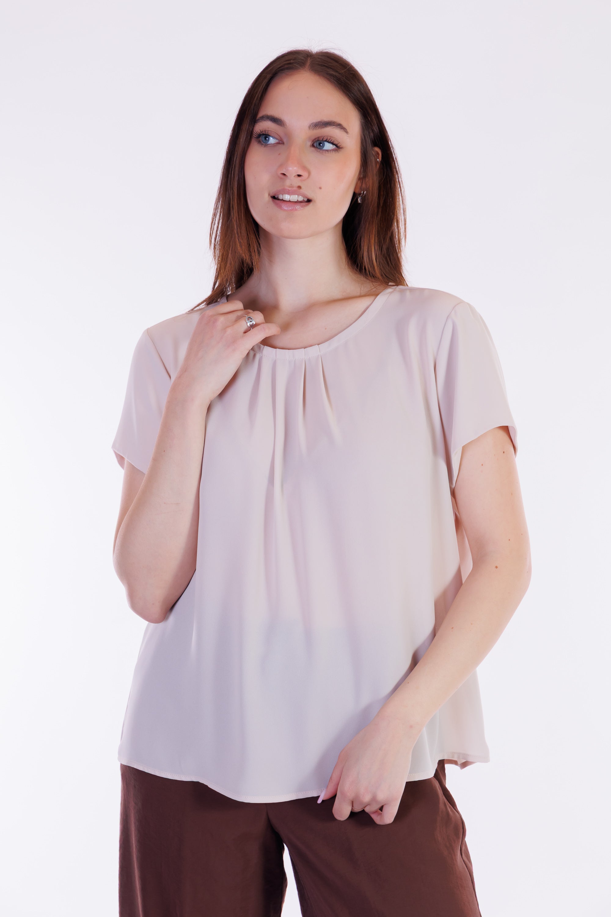 Blusa girocollo