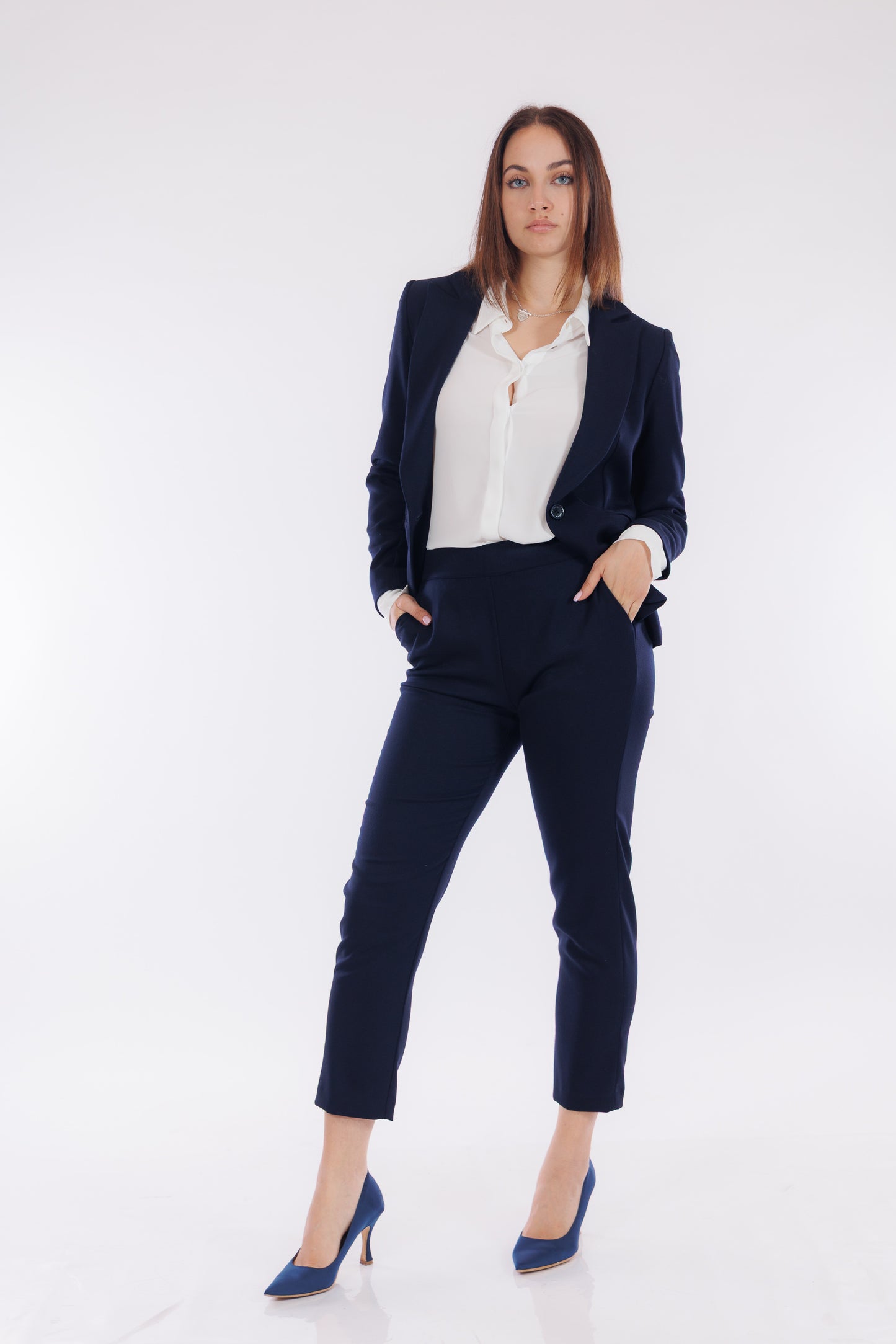 Pantalone chinos diagonale