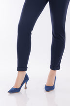 Pantalone chino risvolto