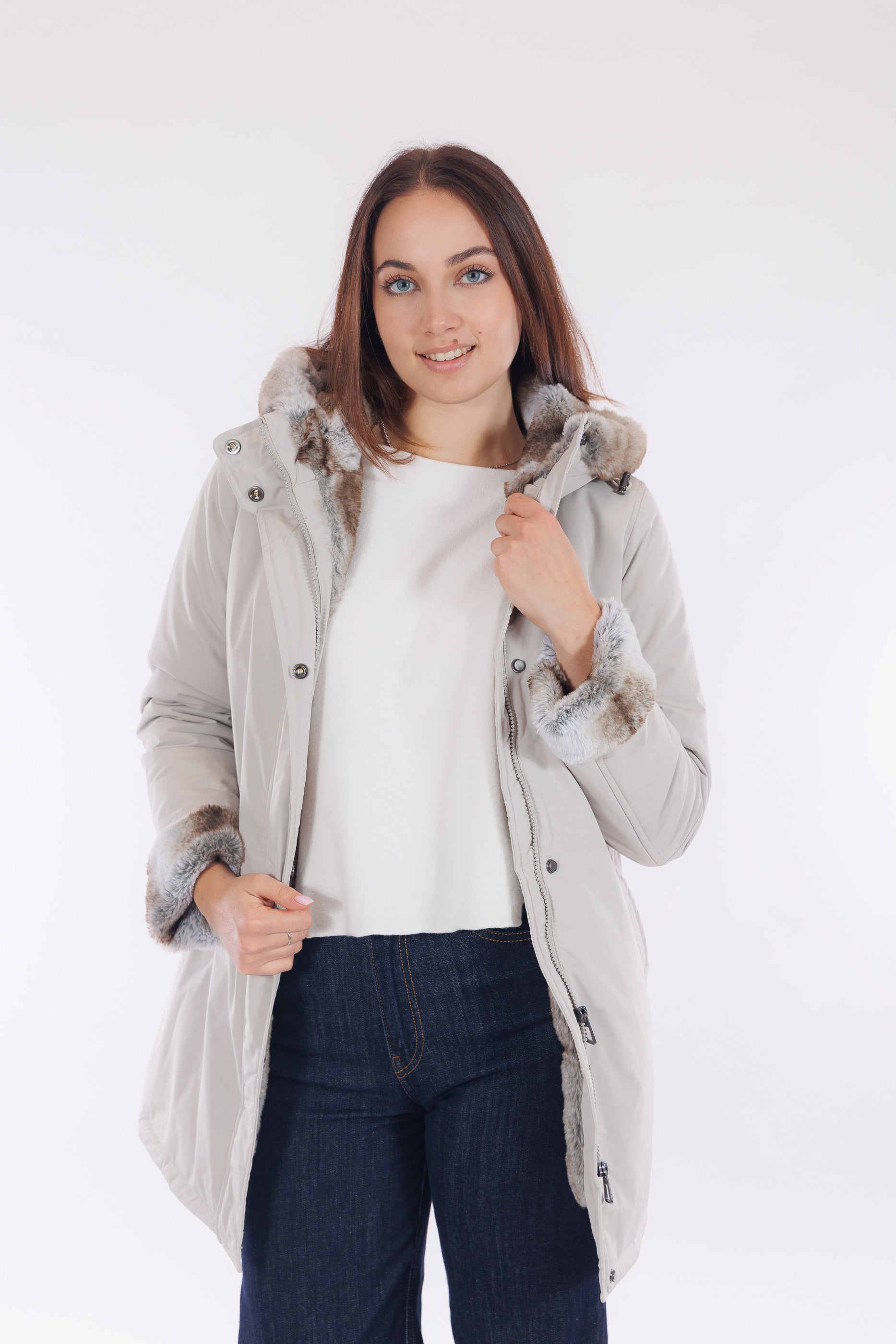 Parka eco pelliccia