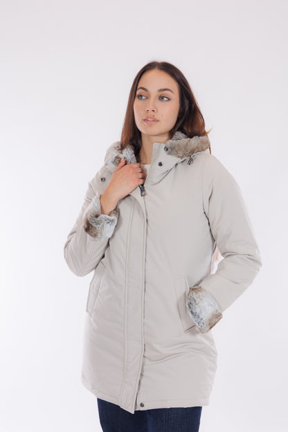 Parka eco pelliccia