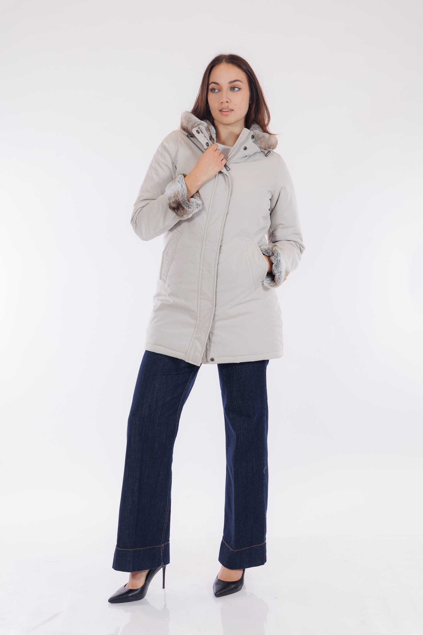 Parka eco pelliccia