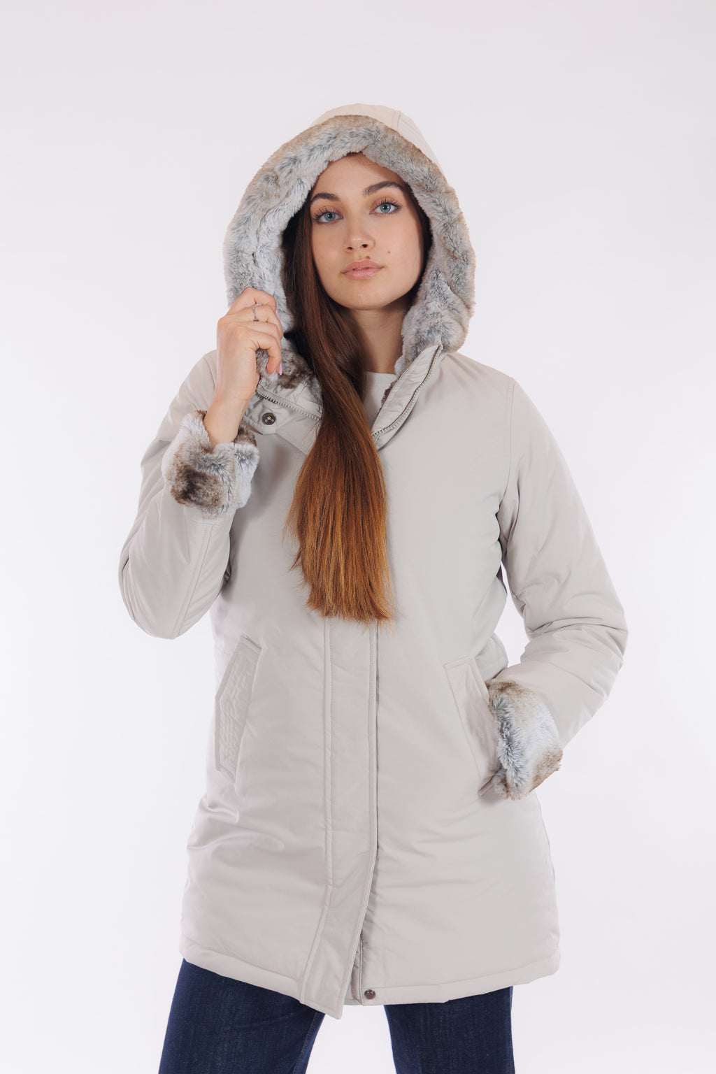Parka eco pelliccia