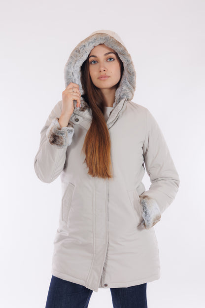 Parka eco pelliccia