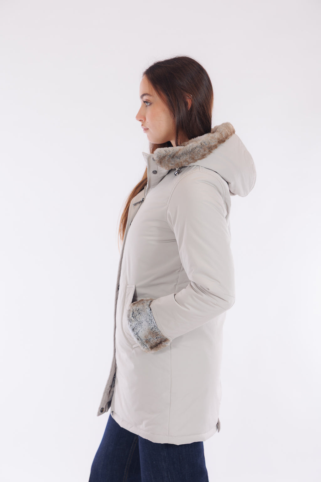 Parka eco pelliccia
