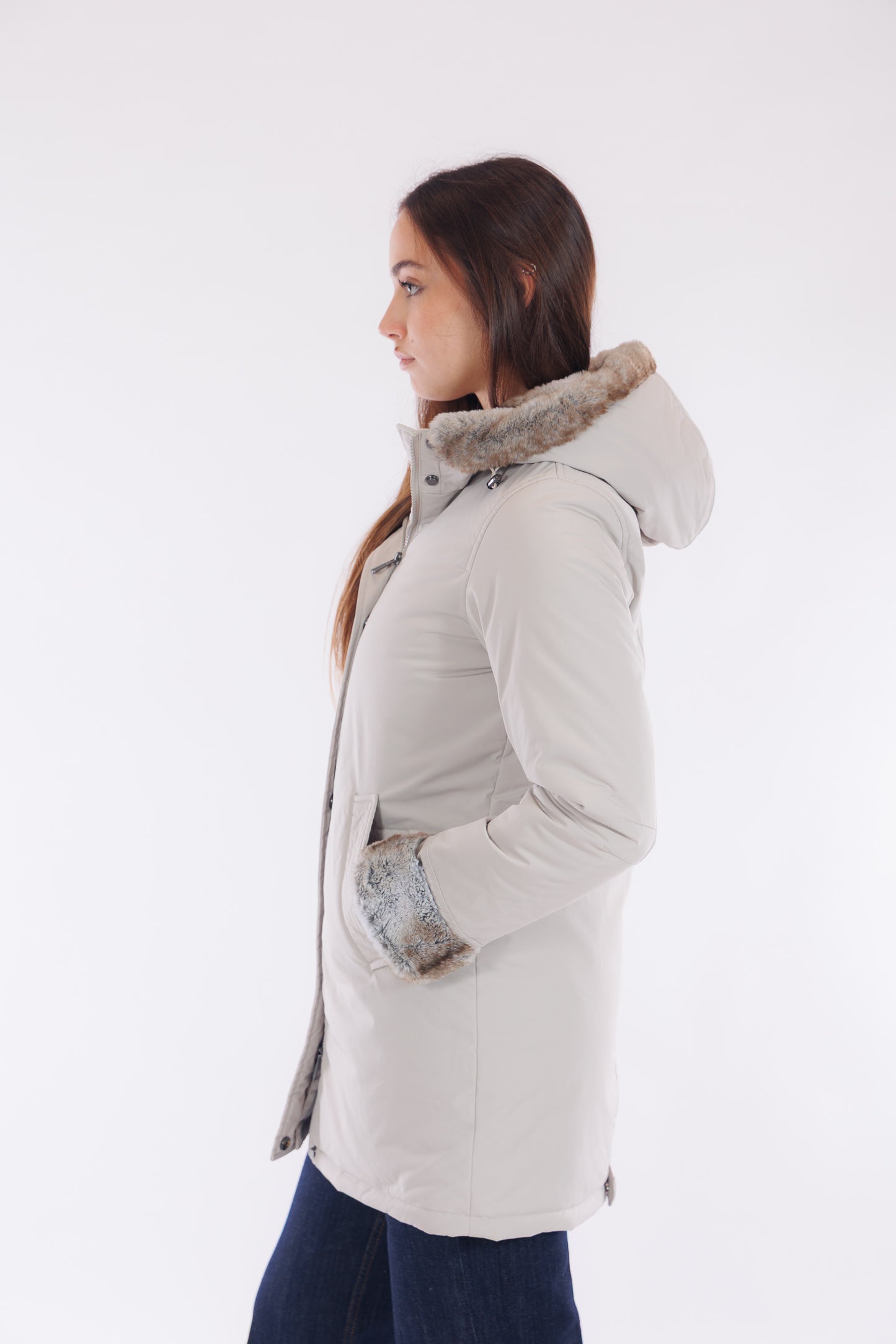 Parka eco pelliccia