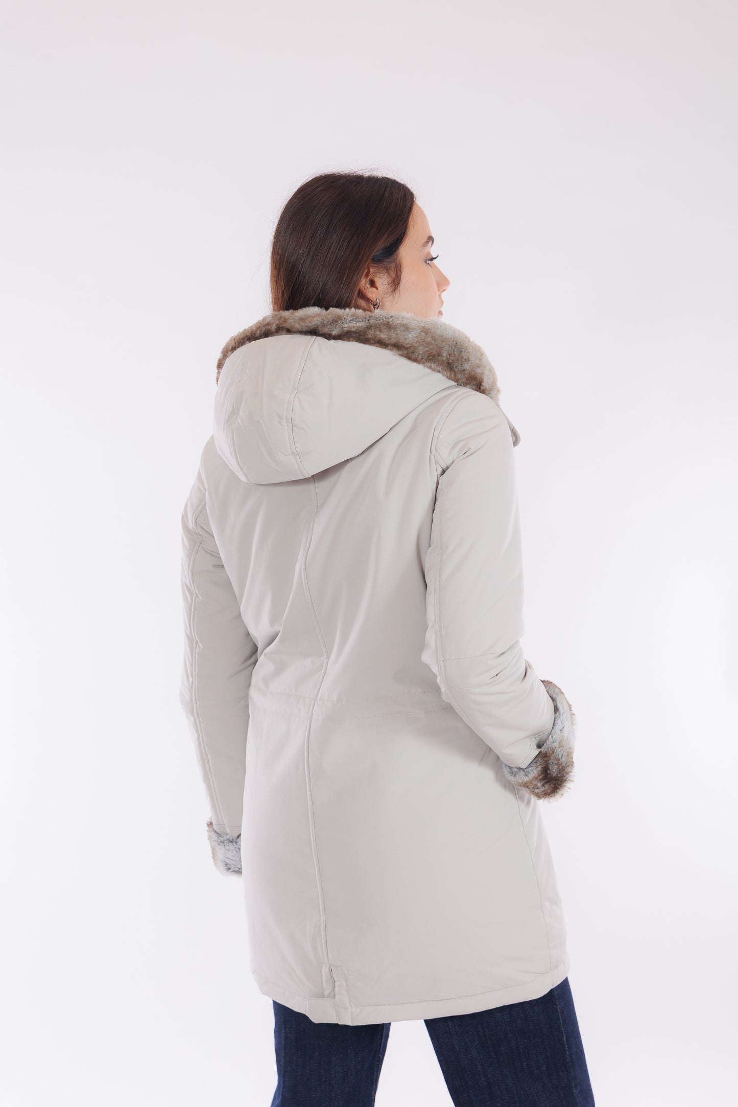 Parka eco pelliccia