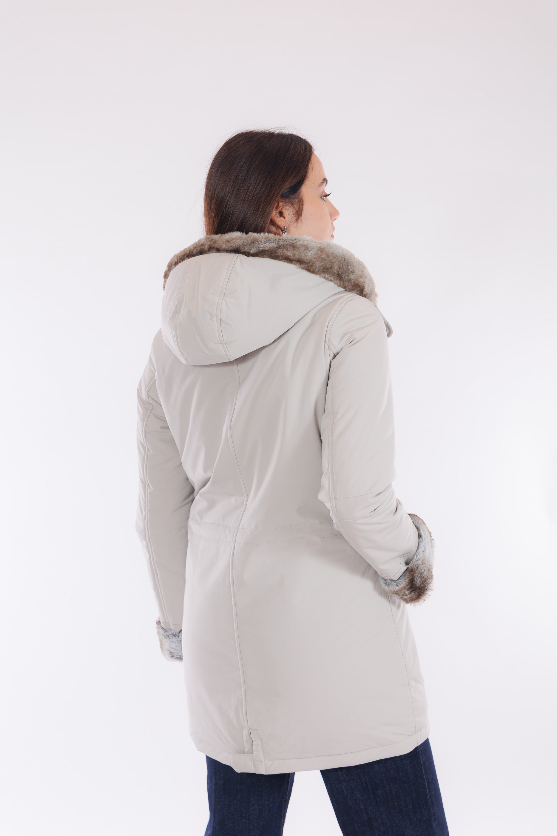 Parka eco pelliccia