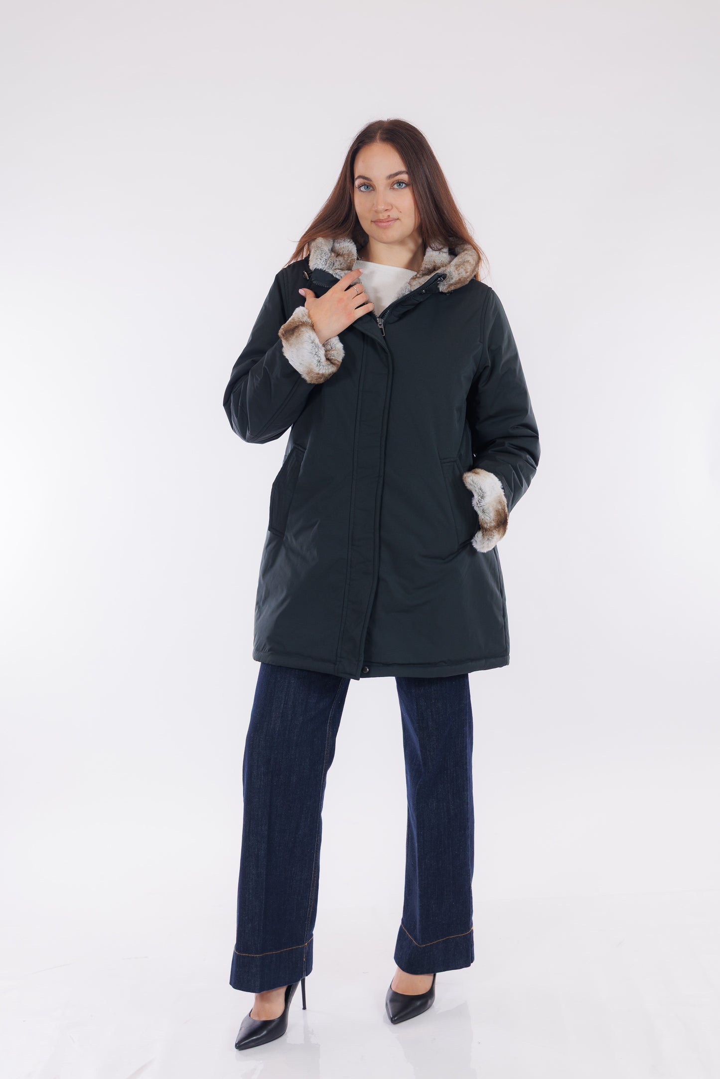Parka eco pelliccia