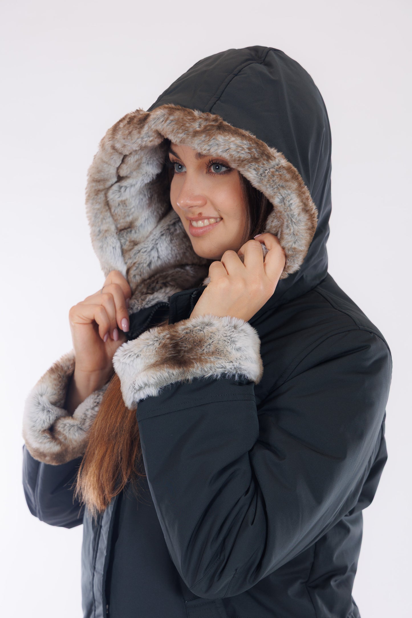 Parka eco pelliccia