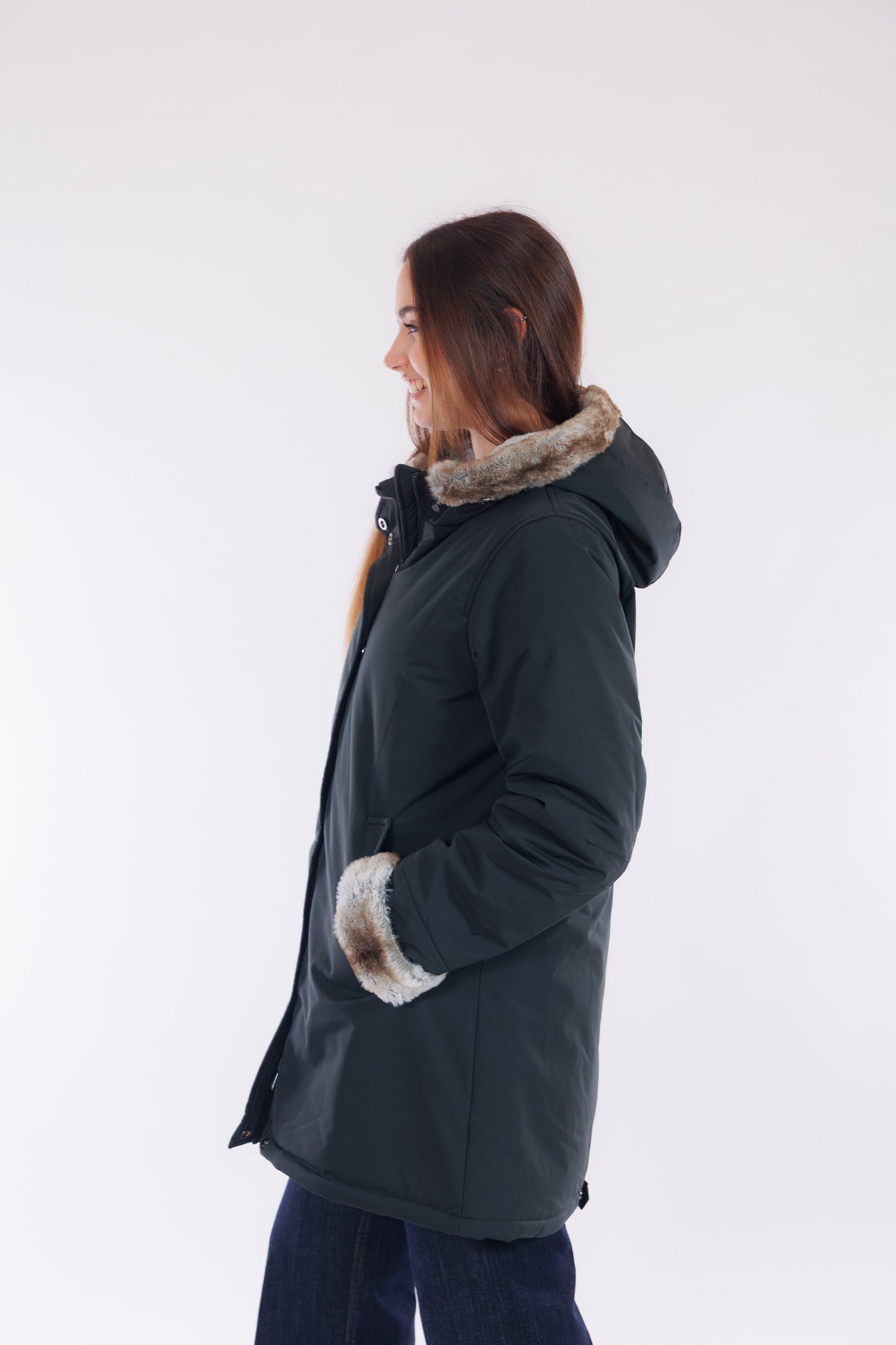 Parka eco pelliccia