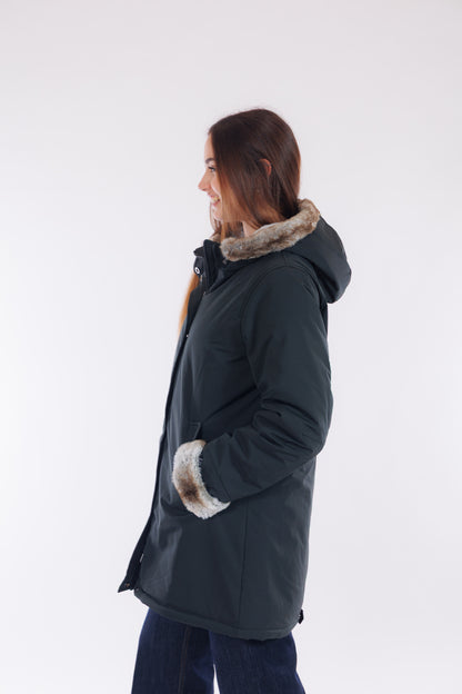 Parka eco pelliccia