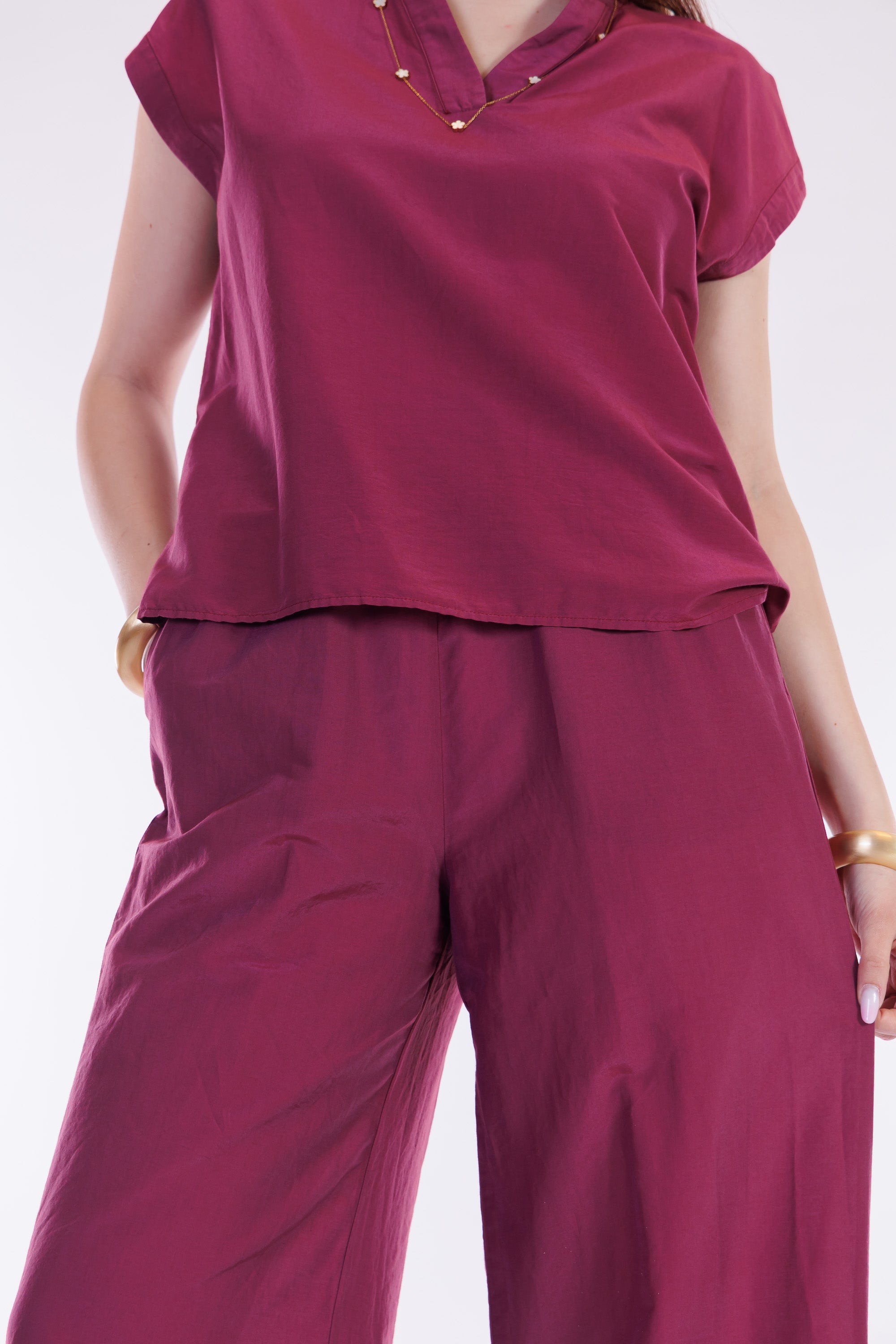 Pantalone palazzone m. seta