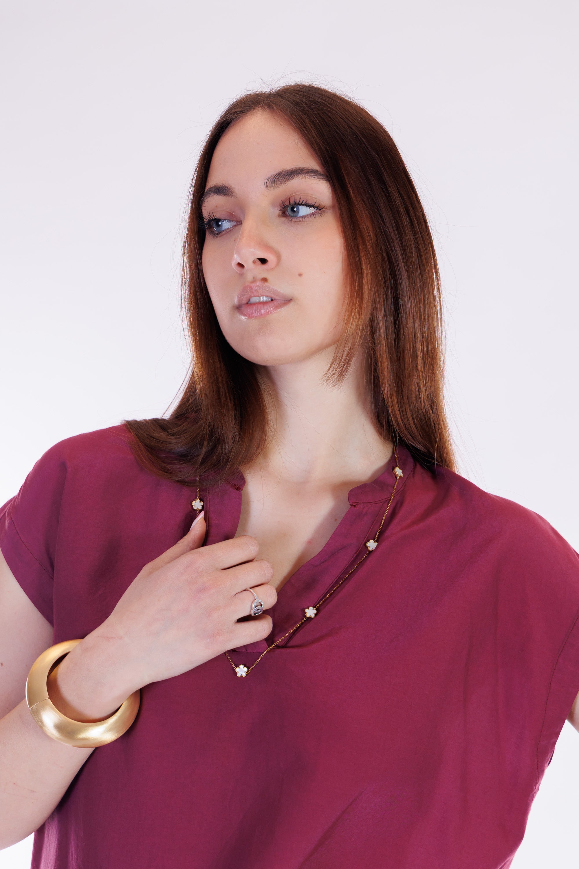 Blusa scatolina m. seta
