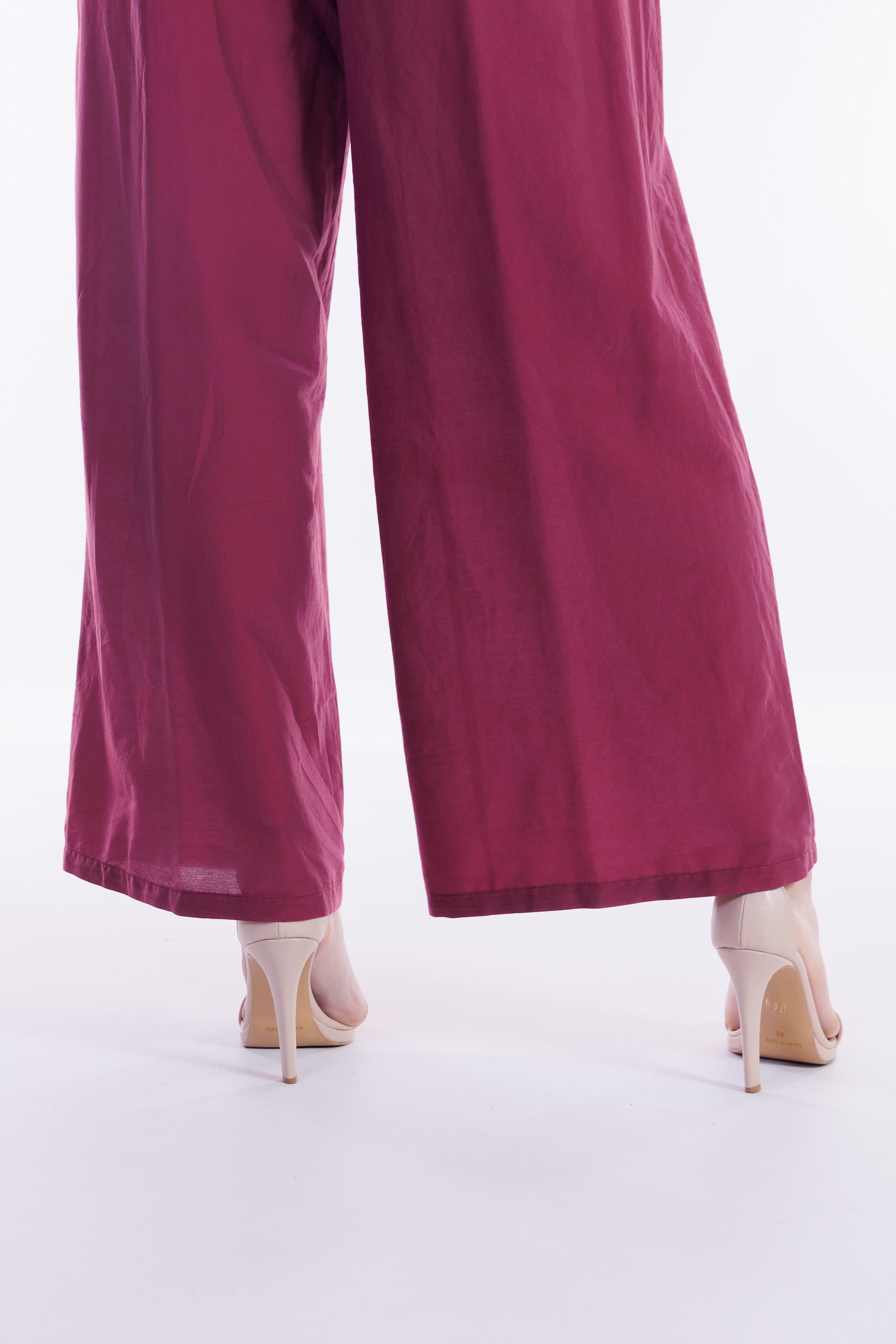 Pantalone palazzone m. seta
