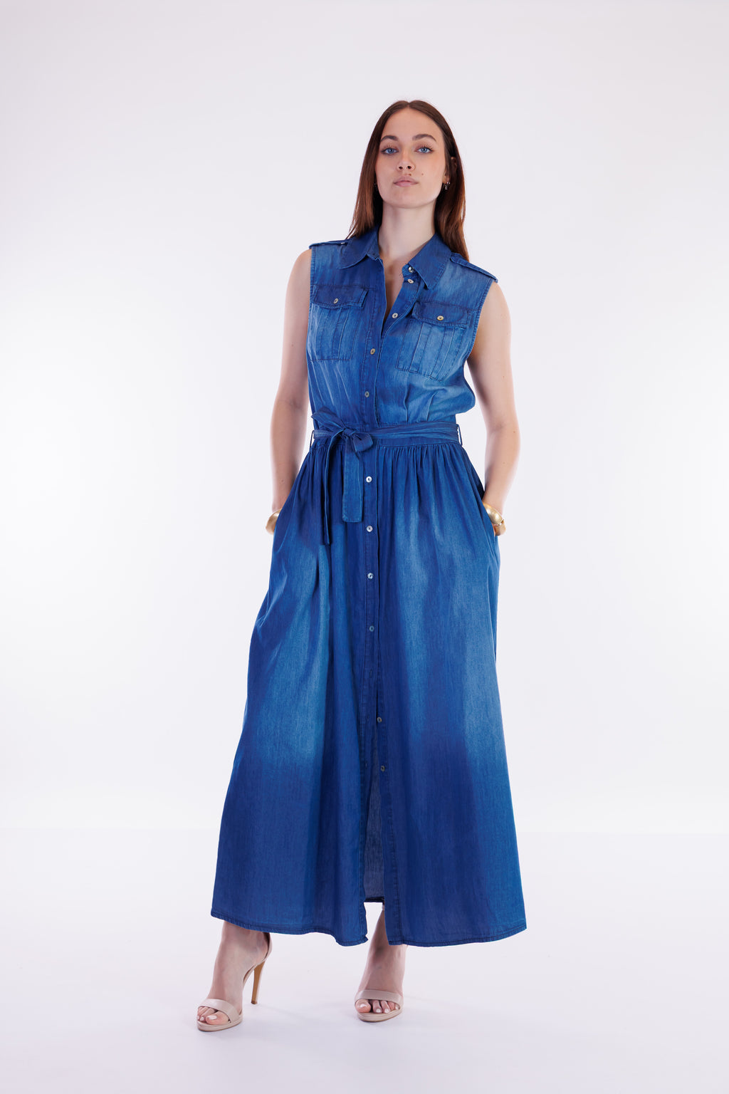 Abito chambray