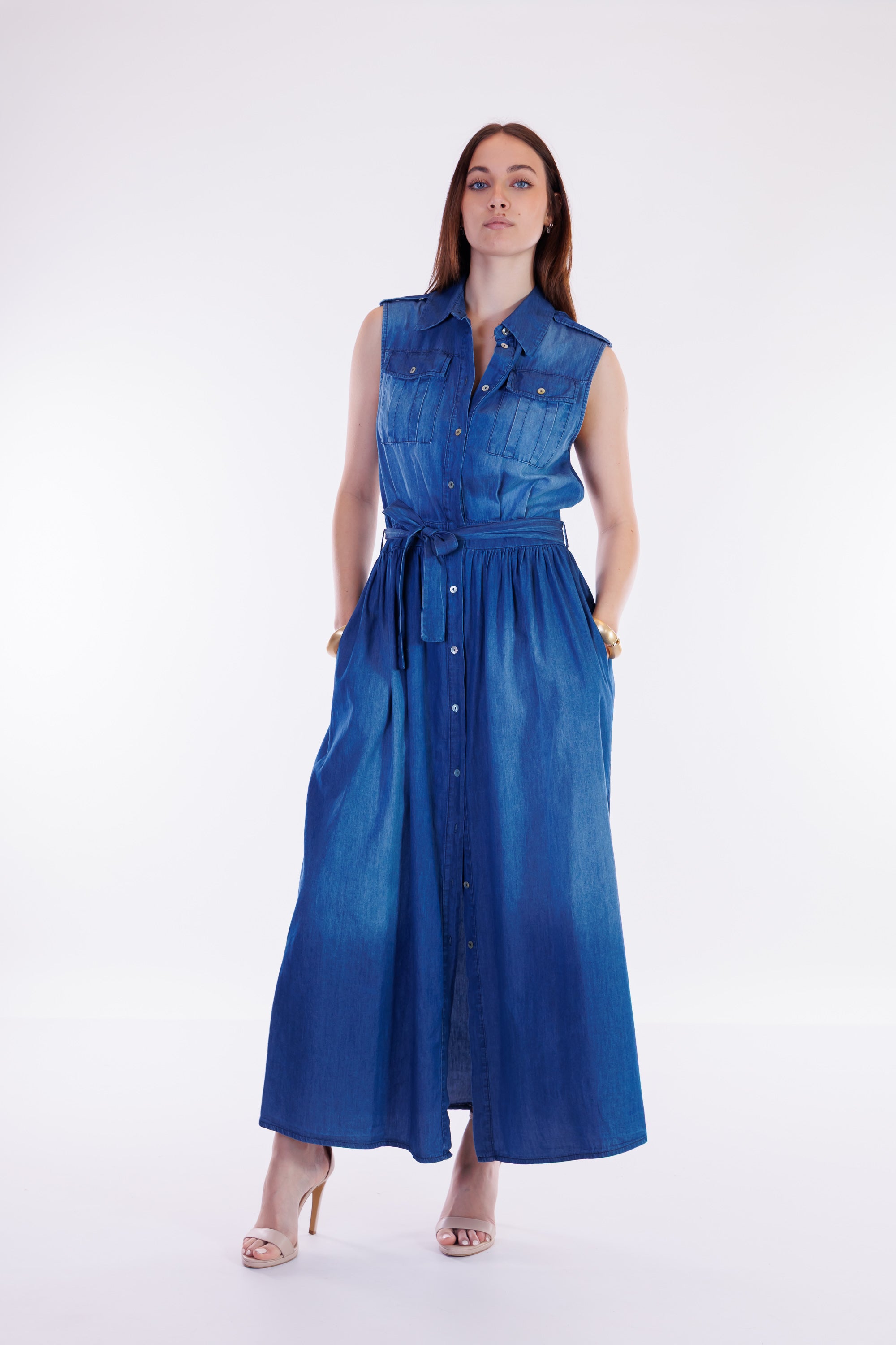 Abito chambray