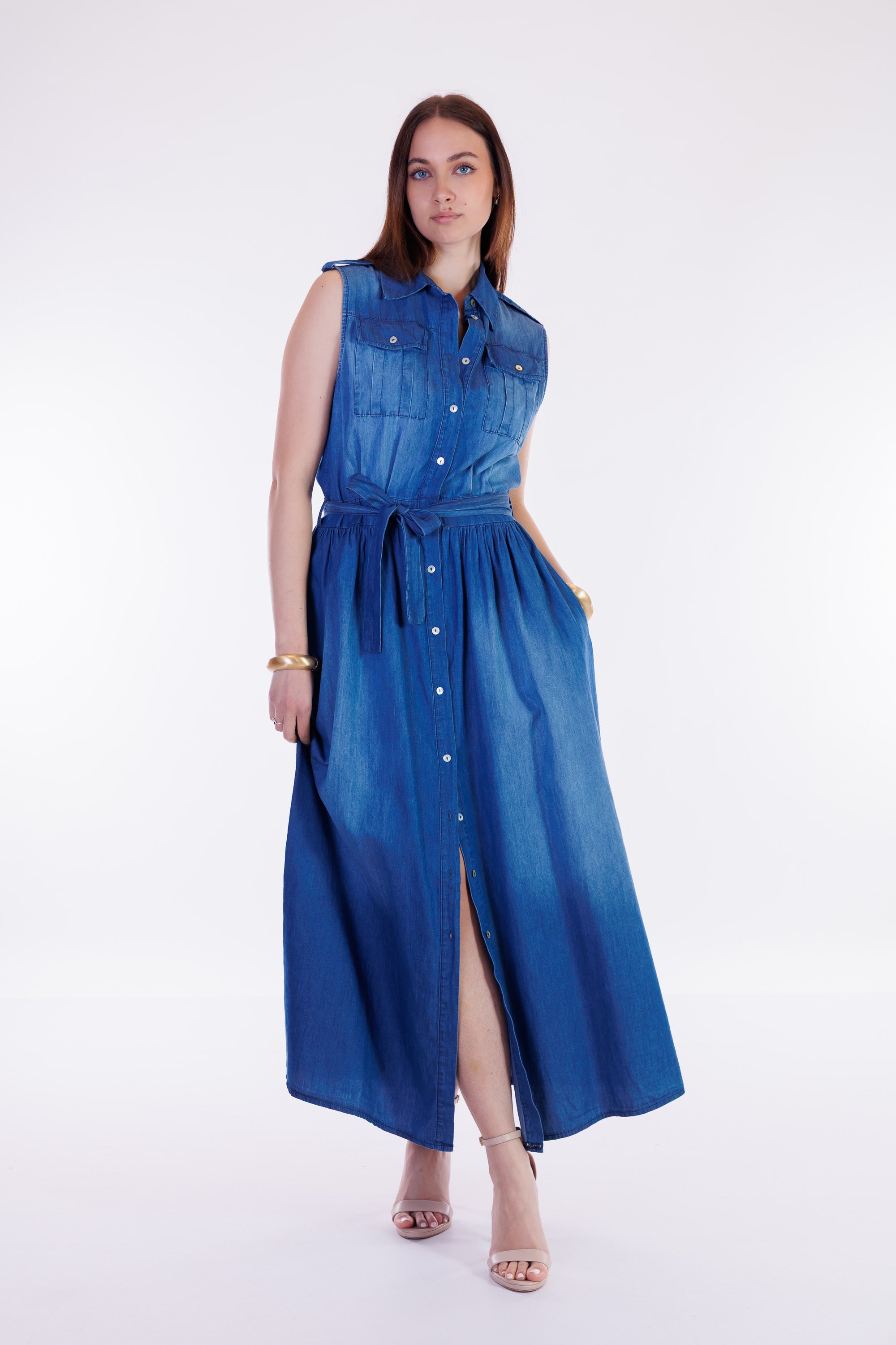 Abito chambray