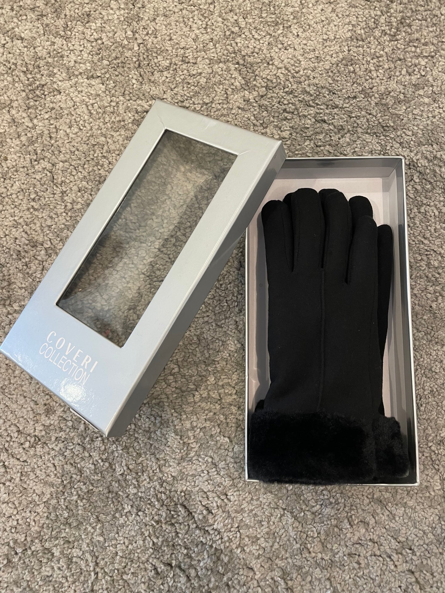 Guanti pelliccia all'interno