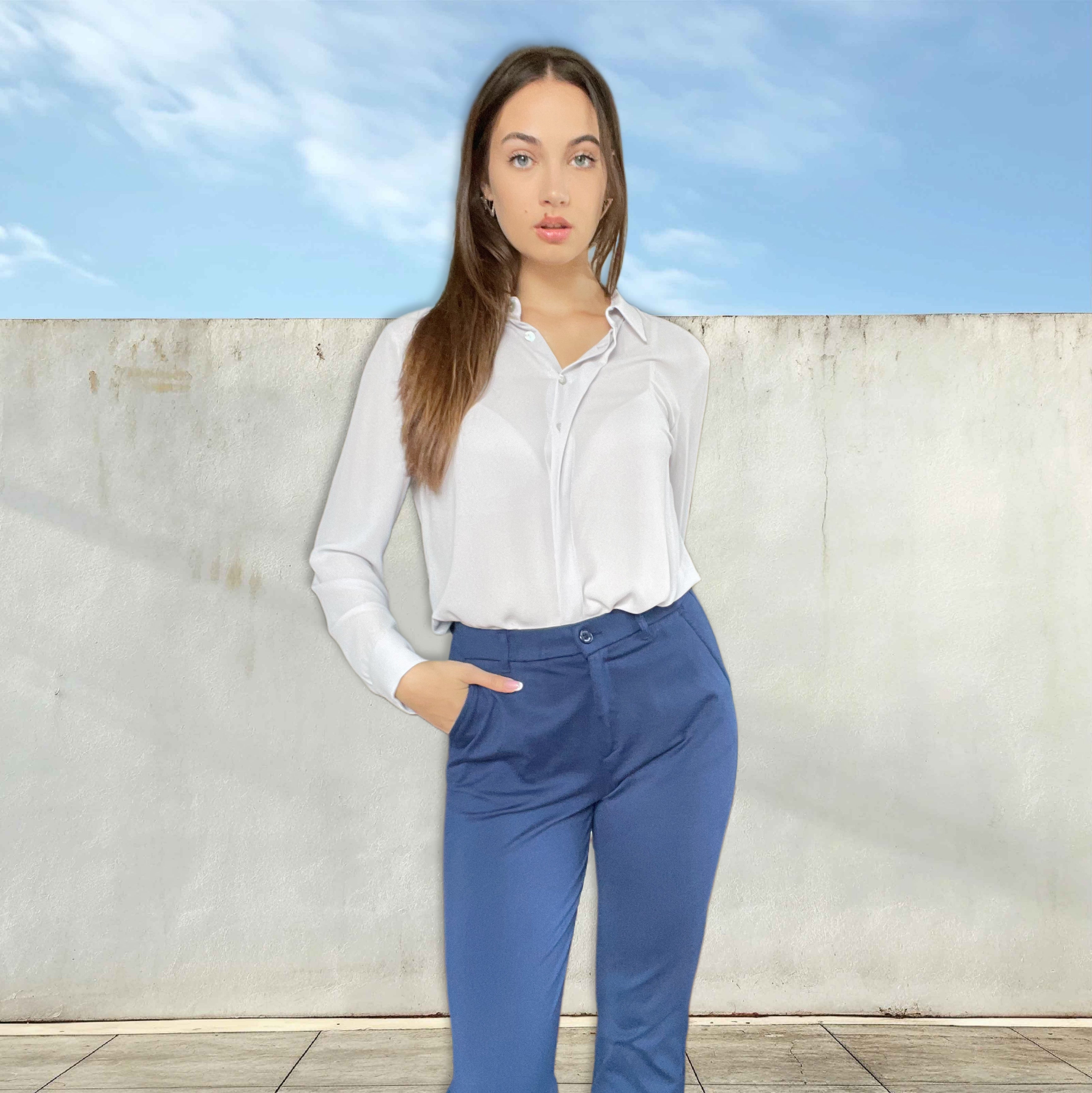 Pantalone punto Milano risvoltino