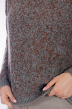 Maglia jacquard lurex