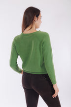Pullover treccia davanti