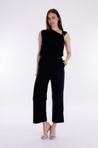 Pantalone cropped viscosa