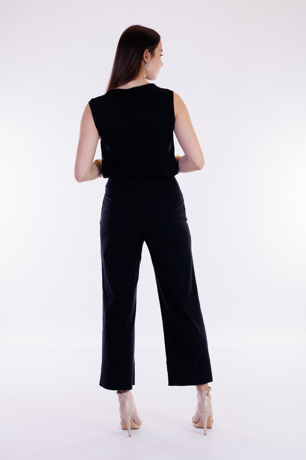 Pantalone cropped viscosa